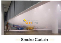 High Temperature Fireproof Silicone Coated Fiberglass Fabric Fire Curtain High-Quality Fire Protection