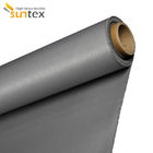 0.4mm Silicone Fiberglass Fireproofing  Fabrics Used In elevator smoke curtains automated fire and smoke curtains