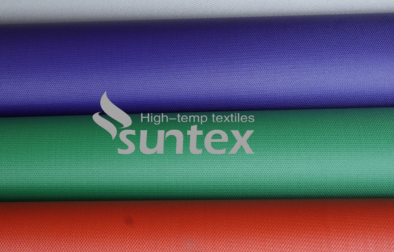 One Side Or Both Side PU Coated Fiberglass Fabric For Fire Curtains Smoke Curtains