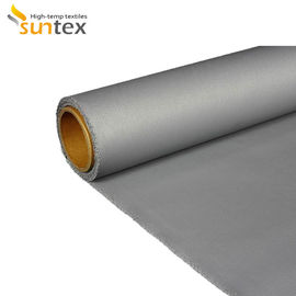 0.4mm Silicone Fiberglass Fireproofing  Fabrics Used In elevator smoke curtains automated fire and smoke curtains