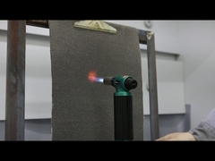 Prueba de retardancia a la llama de la tela ignífuga Suntex