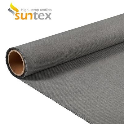 EN-13501 Certified Fire Curtain Fabric with 550°C Temperature Resistance and 0.6mm Thickness for Fire and Smoke Protection