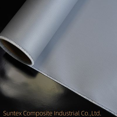 Weather Resistant Thermal Pipe Insulation Jacket Fibreglass Cloth Roll Silicone On Two Side Glass Fabric Textiles