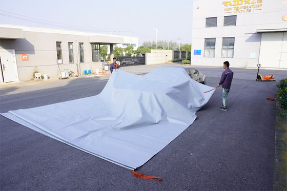 Flame Retardant EV Car Fire Blanket with 550℃/1000℃ Thermal Resistance for Oxygen Deprivation Fire Control