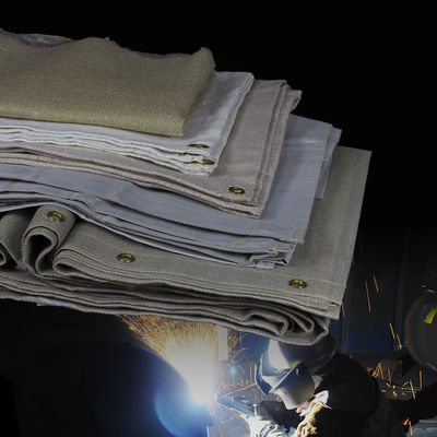 Fiberglass Welding Blanket Fireproof 550C Resistant Custom Sizes
