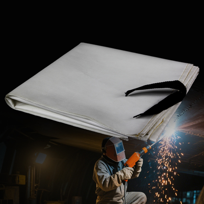 Fiberglass Welding Blanket Fireproof 550C Heat Resistant Industrial Mat
