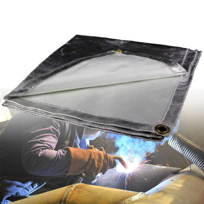 17 Oz 16 Mil 1000°F Heat Resistant Welding Blanket Fireproof Welding Curtain for Sparks and Slag Protection
