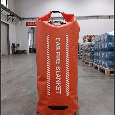 EV Car Fire Blanket Gray 550℃ Thermal Resistance