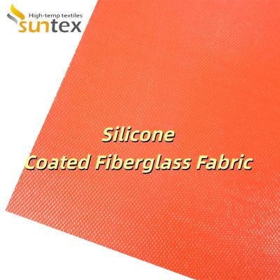 Fire Prevention High Temperature Protection Silicone Coated Fiberglass Fabric with Corrosion Resistance for Industrial Applications