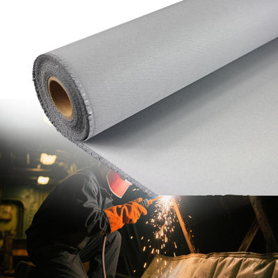 Heat Resistant and Abrasion Resistant PU Coated Fiberglass Fabric with 1m to 1.55m Width for Fireproof Applications