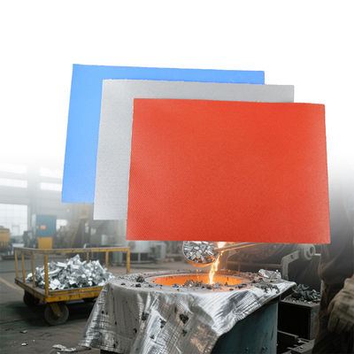 Silicone Coated Fiberglass Fabric with 260℃ Heat Resistance 400 g/sqm Weight and 0.3 mm Thickness for Thermal Insulation