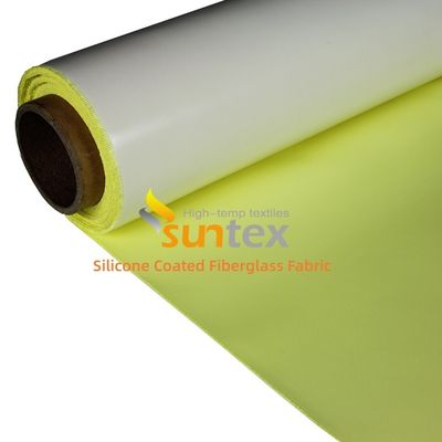 0.3 mm Thickness 400 g/sqm Weight Silicone Coated Fiberglass Fabric with 1 / 1.2 / 1.5 meter Width