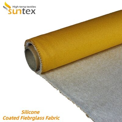 Wholesale 850g/m2 Fireproof Heat Resistant Silicone Coated Fiberglass Fabric - High Silica Fiberglass Cloth
