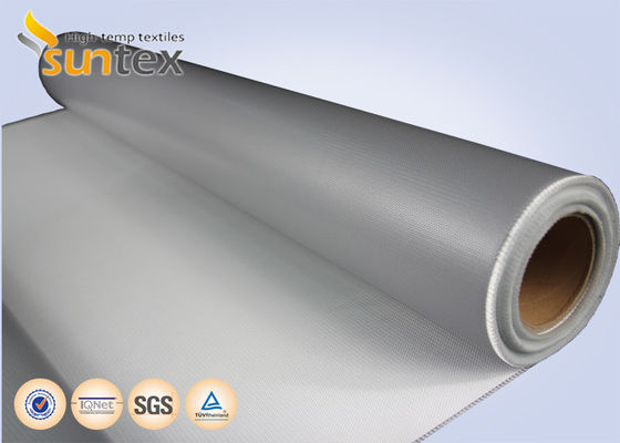 Fireproof Heat Resistant Silicone Coated Fiberglass Fabric High Silica Fiberglass Cloth 850g/m2