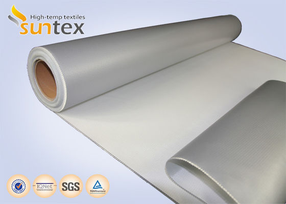 Fireproof Silicone Coated Fiberglass Fabric 850g/m2 with Ozone Resistance for High Temperature Applications