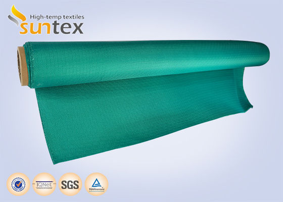 Acrylic Coated Fire Resistant Fiberglass Fabric with 550 Degree C Temperature Resistance for Welding Blankets Easy to Sew and Cut