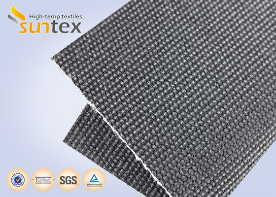 High Silica Fire Smoke Curtain Fabric with 880°C Temperature Resistance and Polyurethane Coated Fiberglass Material