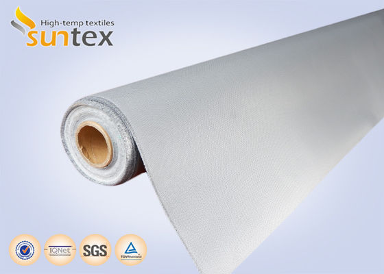 M0 Certified Fire Resistant PU Fiberglass Cloth 460gsm for Heat Protection