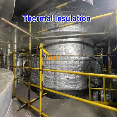 Custom 1000°C Temperature Resistant Removable Insulation Jacket with Water and Oil Resistant Thermal Insulation Cover
