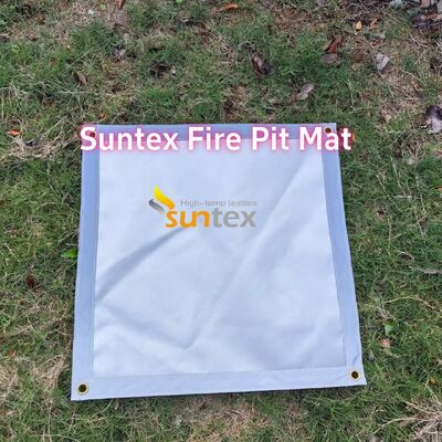 550C Heat Resistant Fire Pit Mat with Customizable Size and Multi-Layer Structure for Outdoor Protection