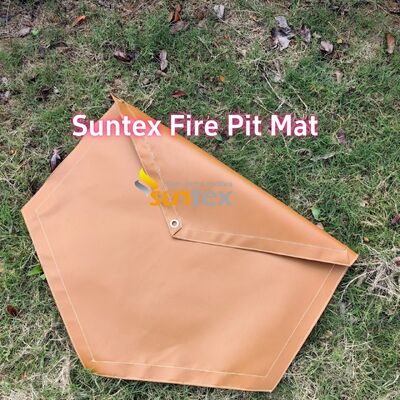 550°C Heat-resistant Fire Pit Mat with Customizable Size and Multi-layer Structure for Outdoor Protection