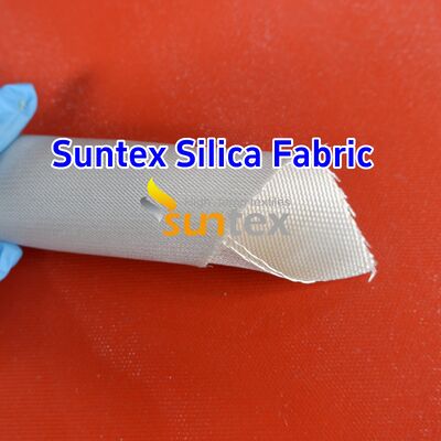 22 Years Factory Silica Fabric 1000℃ Long Term Heat Resistant Silica Insulation Cloth ISO9001 SGS Certified