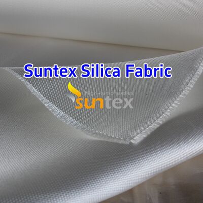 High Silica Fiberglass Cloth with 96% SiO2 Content and 1000℃ Temperature Resistance in 18 oz/sqy Unit Weight