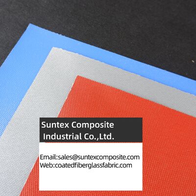High Temperature Resistance Fireproof Silicone Coated Fiberglass Fabric with Customizable Width
