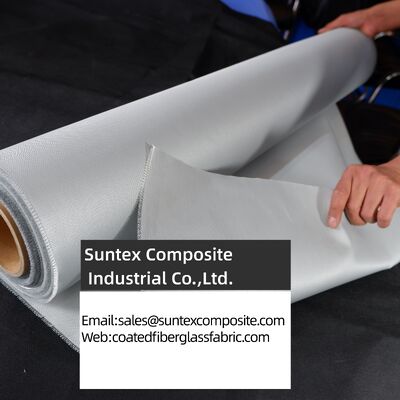 High Temperature Resistance Fireproof Silicone Coated Fiberglass Fabric with Customizable Width