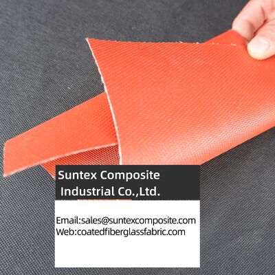 Heat Resistant Silicone Coated Fiberglass Fabric for High Temperature Resistance and Removable Insulation Jacket