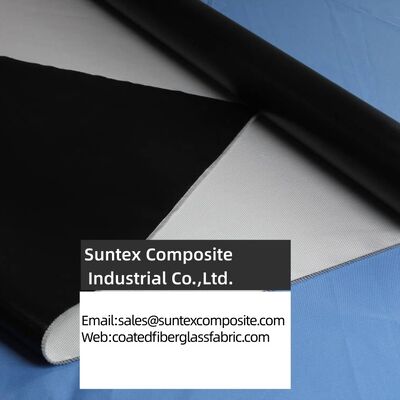 High Temperature Resistance Silicone Coated Fiberglass Fabric with 4H Satin Weave and Customizable Width