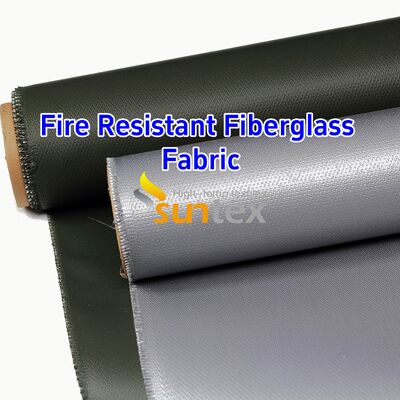 Waterproof and Fireproof Silicone Coated Fiberglass Fabric 