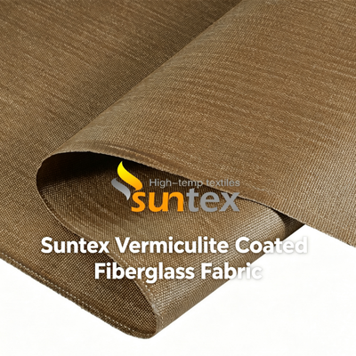 Vermiculite Coated Fiberglass Fabric for  Thermal insulation covers