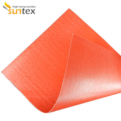 High Temperature Resistant Fireproof Anti-tear Silicone Coated Fiberglass Fabric for Industrial Applications
