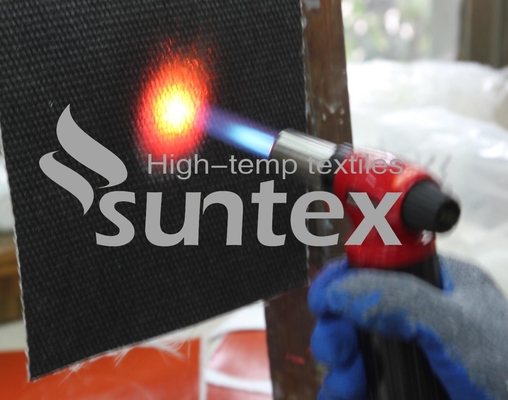 Aislamiento térmico revestido de la tela de la fibra de vidrio del silicón a prueba de calor para la soldadura