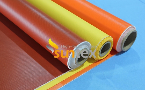 El silicón del aislamiento térmico cubrió el paño de las telas del vidrio de fibra para la cubierta combinada del panel