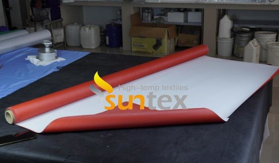M0 Fire Resistance PU Coated Fiberglass Fabric with 1800°C Temperature Resistance and 460 g/sqm Weight