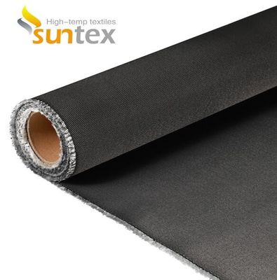 Professional EN-13501 Certified Fire Curtain Fabric with 550°C Temperature Resistance and 0.6mm Thickness for Fire Protection