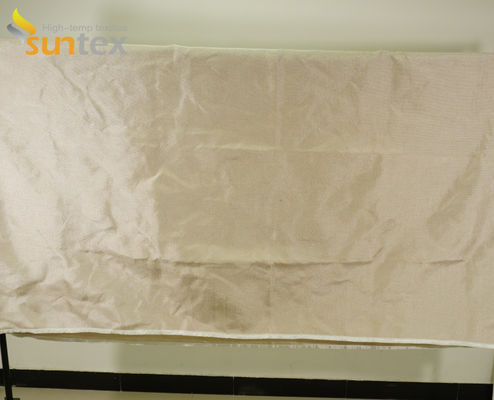 Rollo de manta de soldadura de fibra de vidrio con recubrimiento de silicona de 1,6 m x 1,8 m