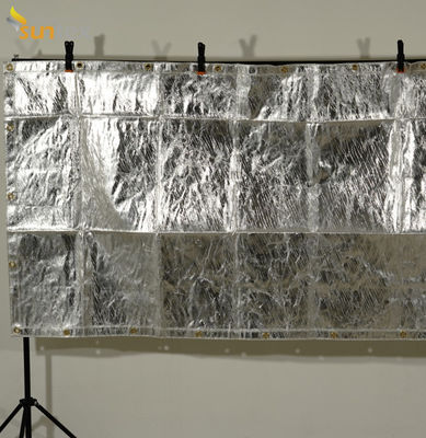 El silicón de alta temperatura de la protección cubrió la tela de la fibra de vidrio resistente al fuego