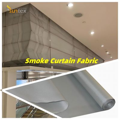 Tejido de fibra de vidrio recubierto de silicona para cortinas de humo y cortinas de fuego