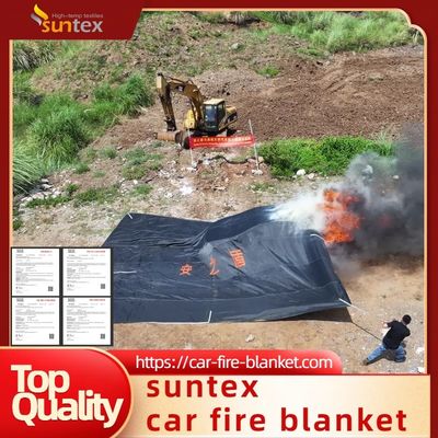 Color gris SUNTEX manta de fuego para automóviles Resistencia térmica 550°C/1000°C