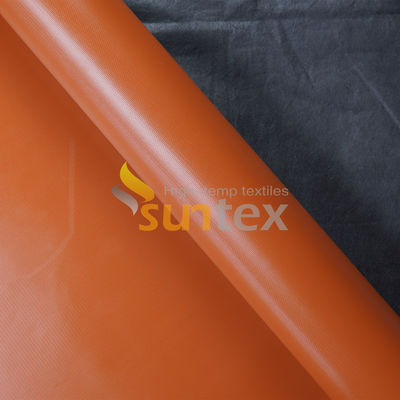 0.4mm Tela de fibra de vidrio recubierta de silicona de caucho aislante térmico resistente a altas temperaturas E-Glass Impermeable