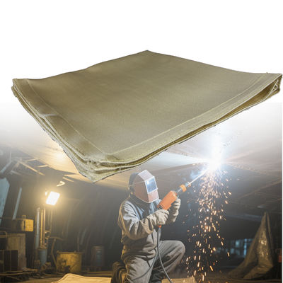 17 Oz 16 Mil Thickness 1000°F Temperature Resistance Welding Blanket Fireproof Blanket