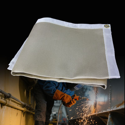 Vermiculite Coated Fiberglass Fabric   Fireproof Thermal Insulation