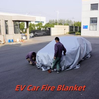 Fire Suppression Blanket for EV Cars Stops Lithium Battery Fires
