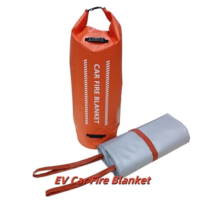 Cubierta contra incendios para vehículos eléctricos gris 550°C Resistencia térmica para incendios de baterías de litio