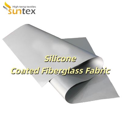 Durable Anti-Aging Silicone Coated Fiberglass Fabric with Corrosion Resistance and Weatherproof Properties