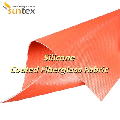 Alkali Free Grey Color Silicone Coated Fiberglass Fabric with Custom Width for Thermal Insulation