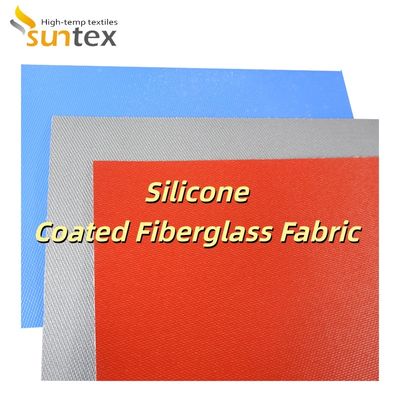 Durable Fire Protection Silicone Coated Fiberglass Fabric with High Temperature Resistance for Metalworking
